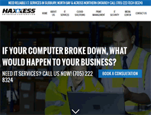 Tablet Screenshot of haxxess.com